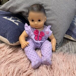 American Girl Doll in Purple with Pink Accents